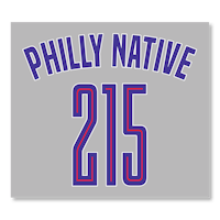 philly native 215 philadelphia 76ers t-shirt