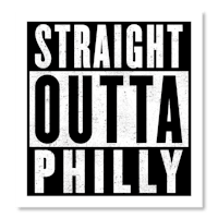 straight outta philly home premium t-shirt by straight outta philly's artist shop