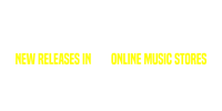 a black background with the words new releases in all online stores top cover